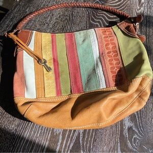 Fossil leather hobo bag